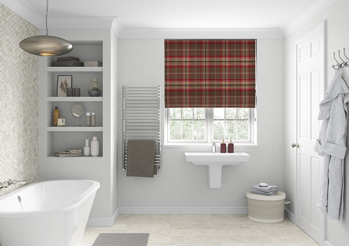 Highland, Rosso - Roman Blind - Image 5